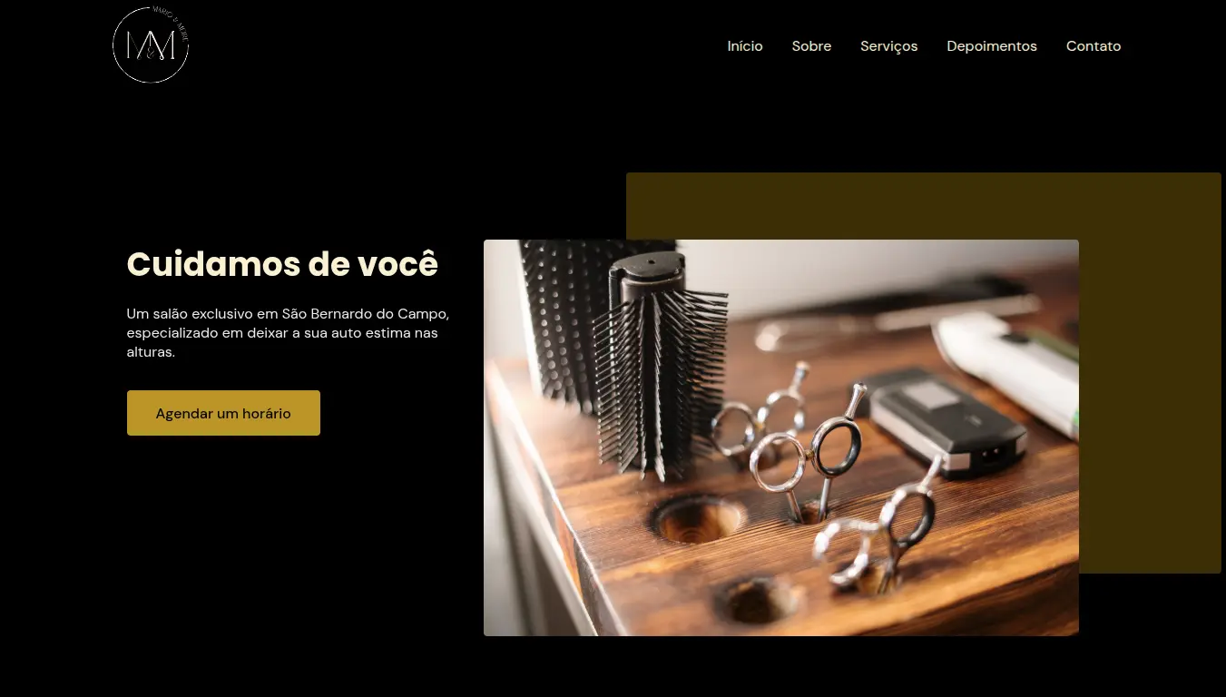 Preview site Beautyslon William Programador